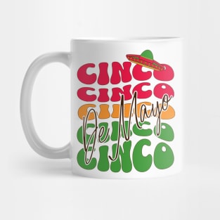 Cinco De Mayo Typography Mug